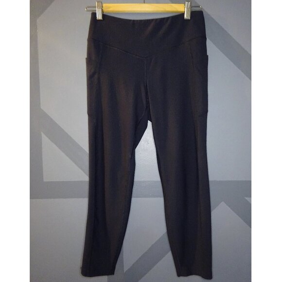 Old Navy Active high-waisted PowerSoft rib pocket leggings - 7/8 length - Picture 1 of 7